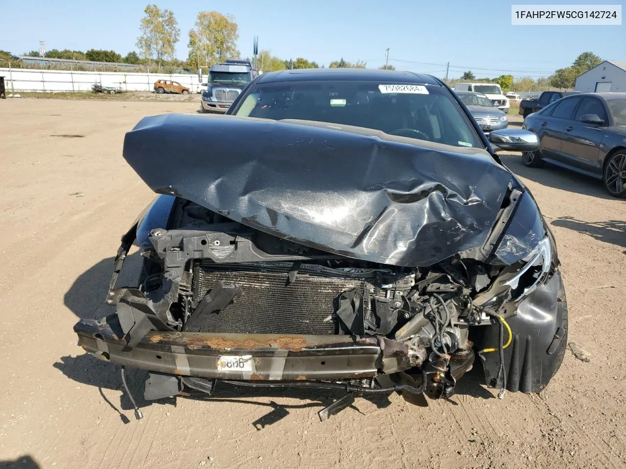 2012 Ford Taurus Limited VIN: 1FAHP2FW5CG142724 Lot: 75982684