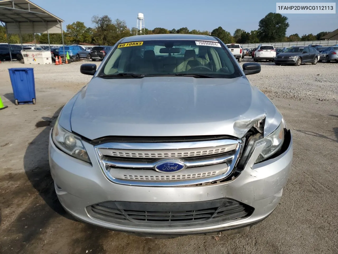 2012 Ford Taurus Se VIN: 1FAHP2DW9CG112113 Lot: 76090084