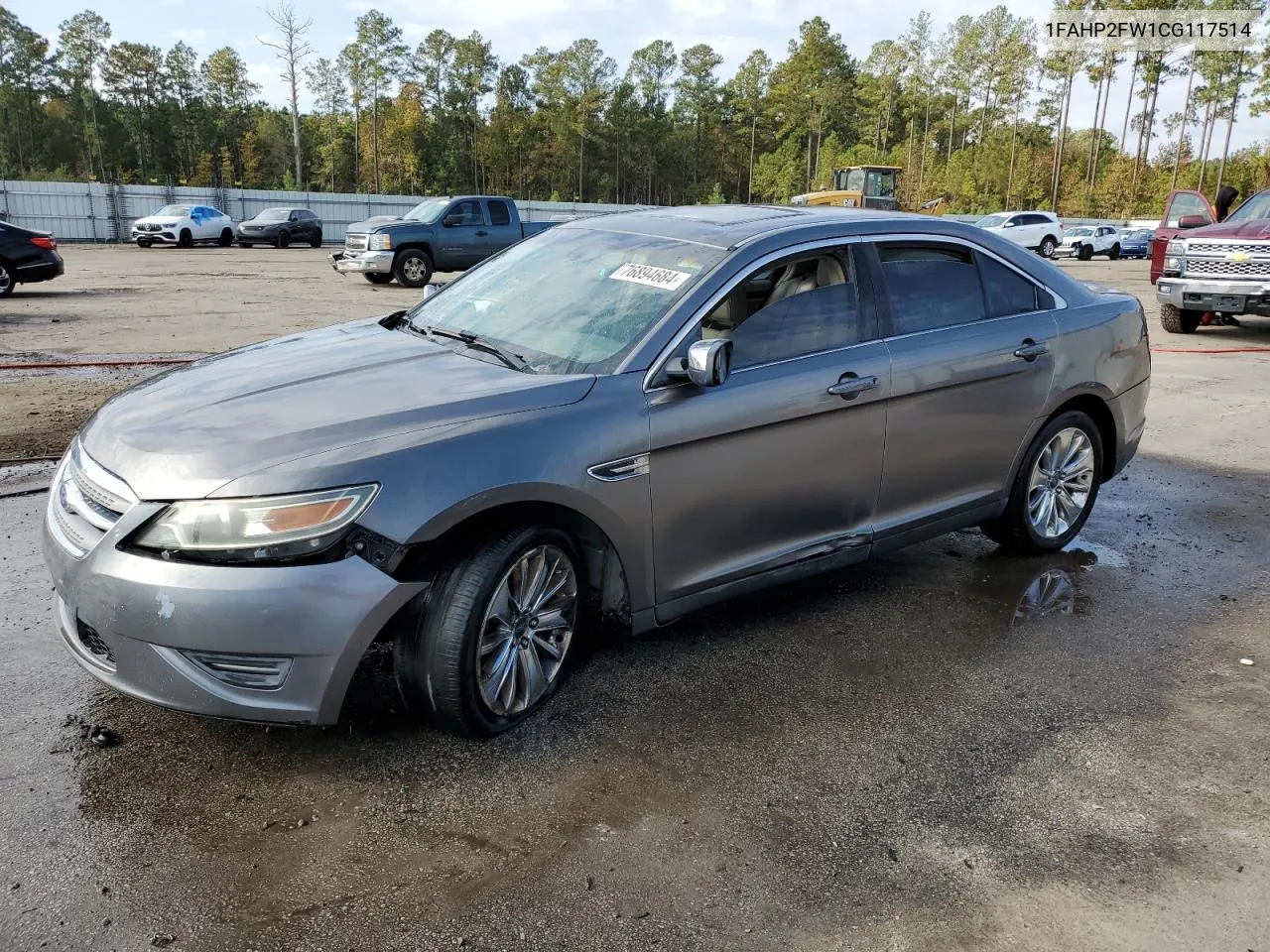 2012 Ford Taurus Limited VIN: 1FAHP2FW1CG117514 Lot: 76894684