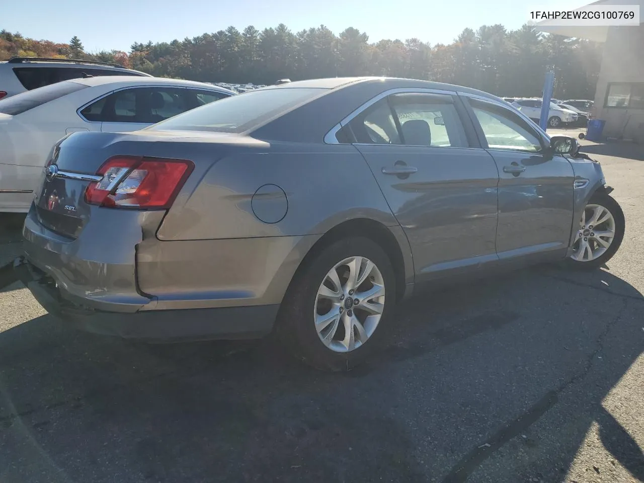 2012 Ford Taurus Sel VIN: 1FAHP2EW2CG100769 Lot: 77335984