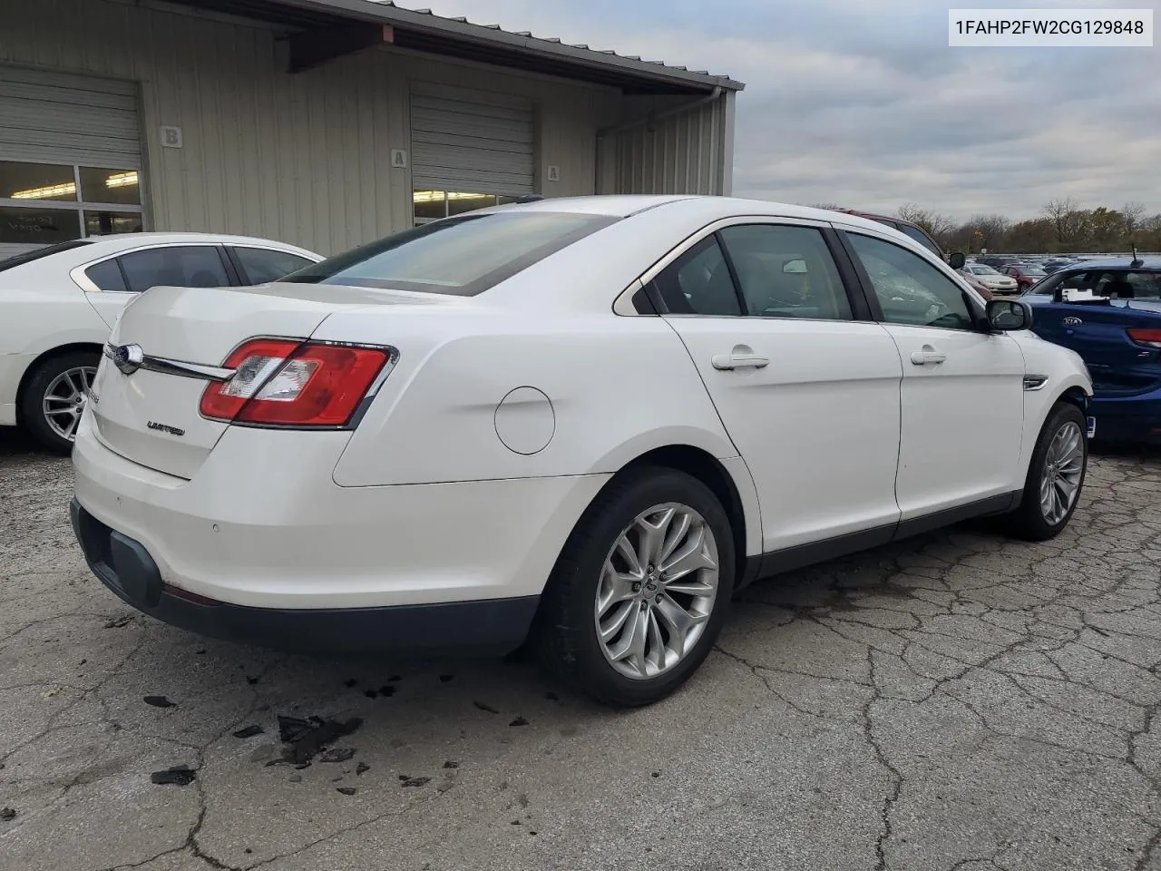 2012 Ford Taurus Limited VIN: 1FAHP2FW2CG129848 Lot: 78075774