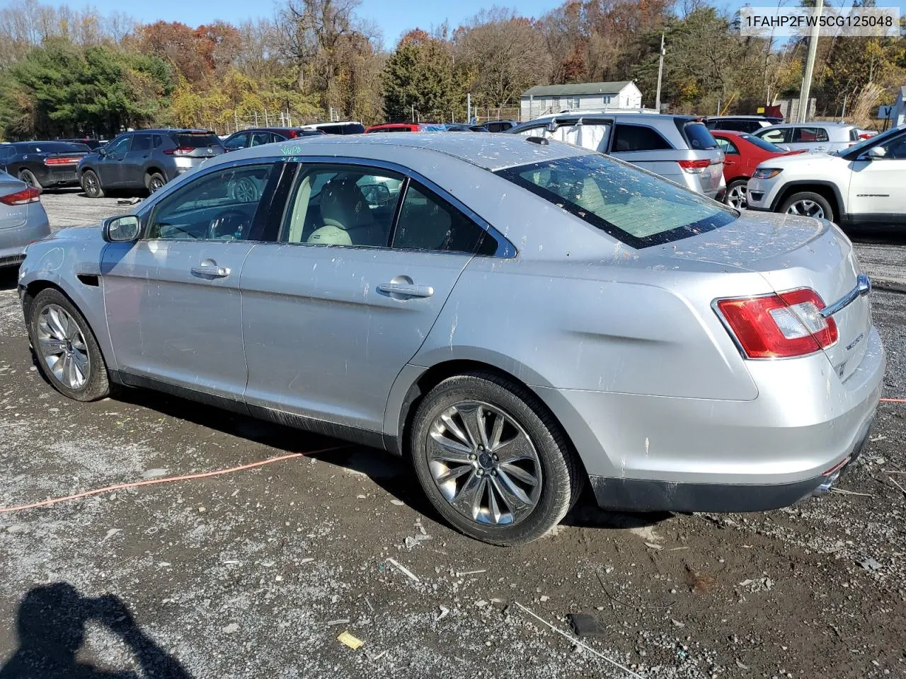 2012 Ford Taurus Limited VIN: 1FAHP2FW5CG125048 Lot: 79713384