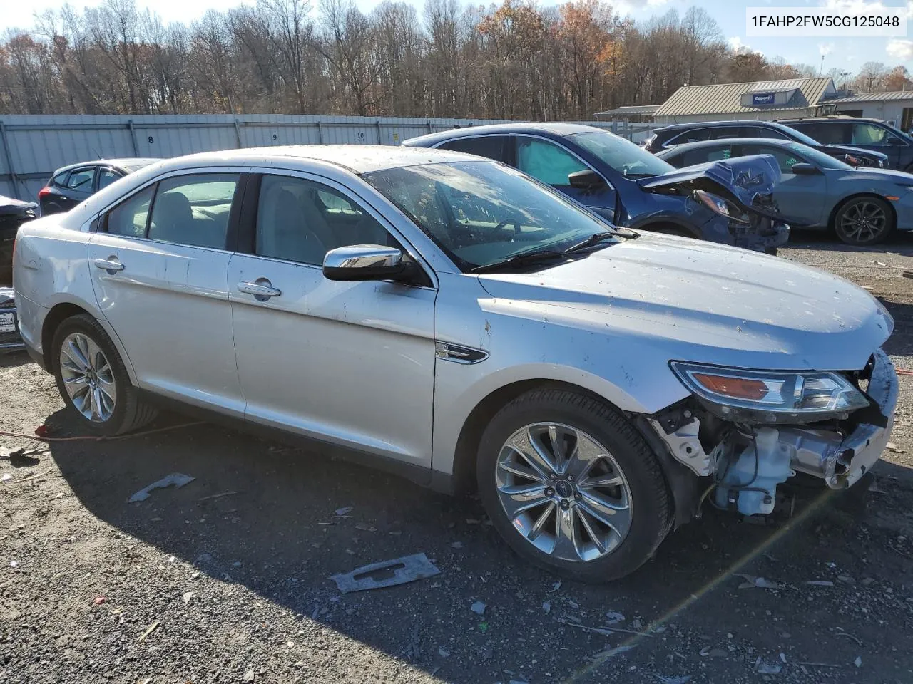 2012 Ford Taurus Limited VIN: 1FAHP2FW5CG125048 Lot: 79713384