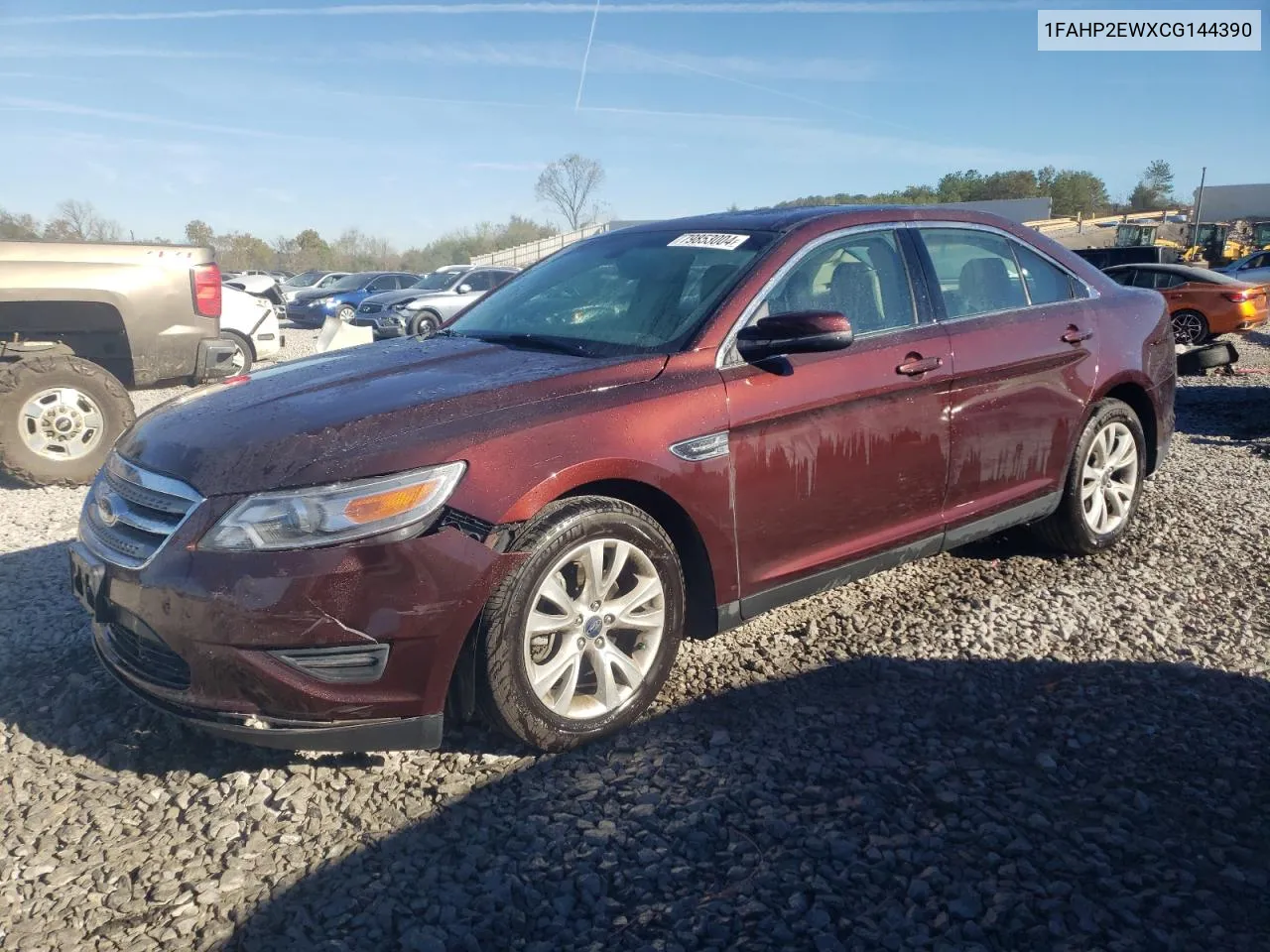 2012 Ford Taurus Sel VIN: 1FAHP2EWXCG144390 Lot: 79853004