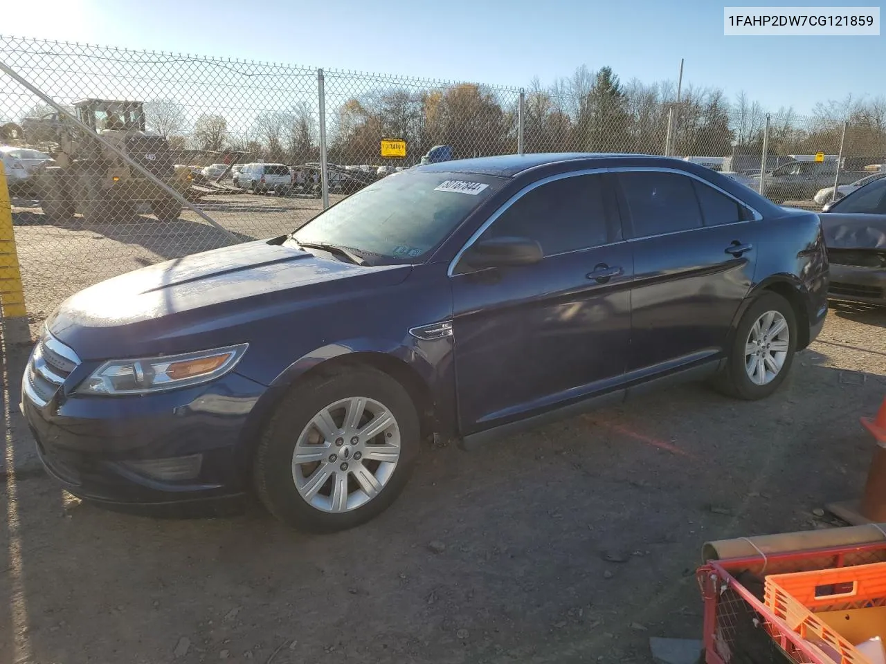 2012 Ford Taurus Se VIN: 1FAHP2DW7CG121859 Lot: 80167844