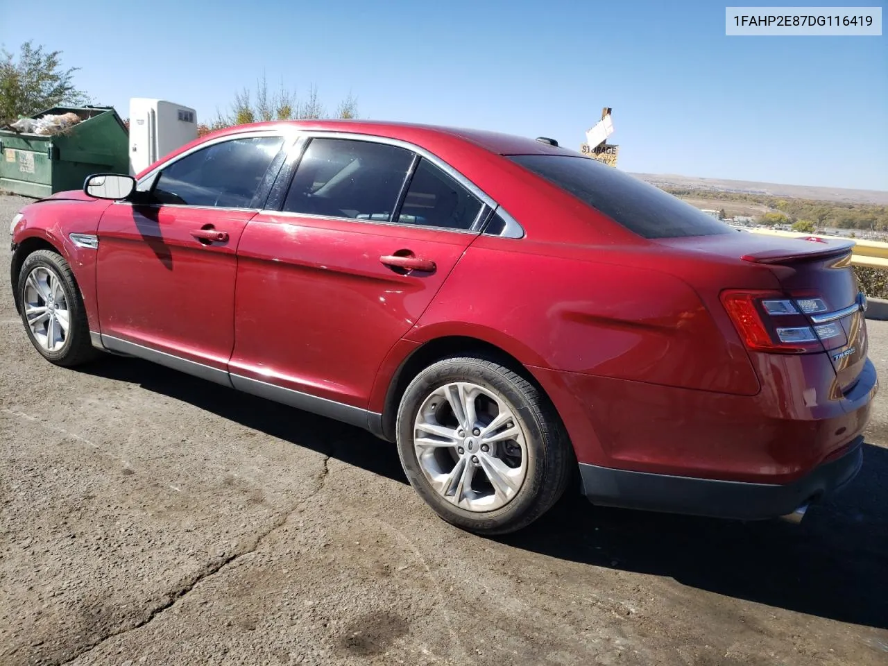 2013 Ford Taurus Sel VIN: 1FAHP2E87DG116419 Lot: 38714994