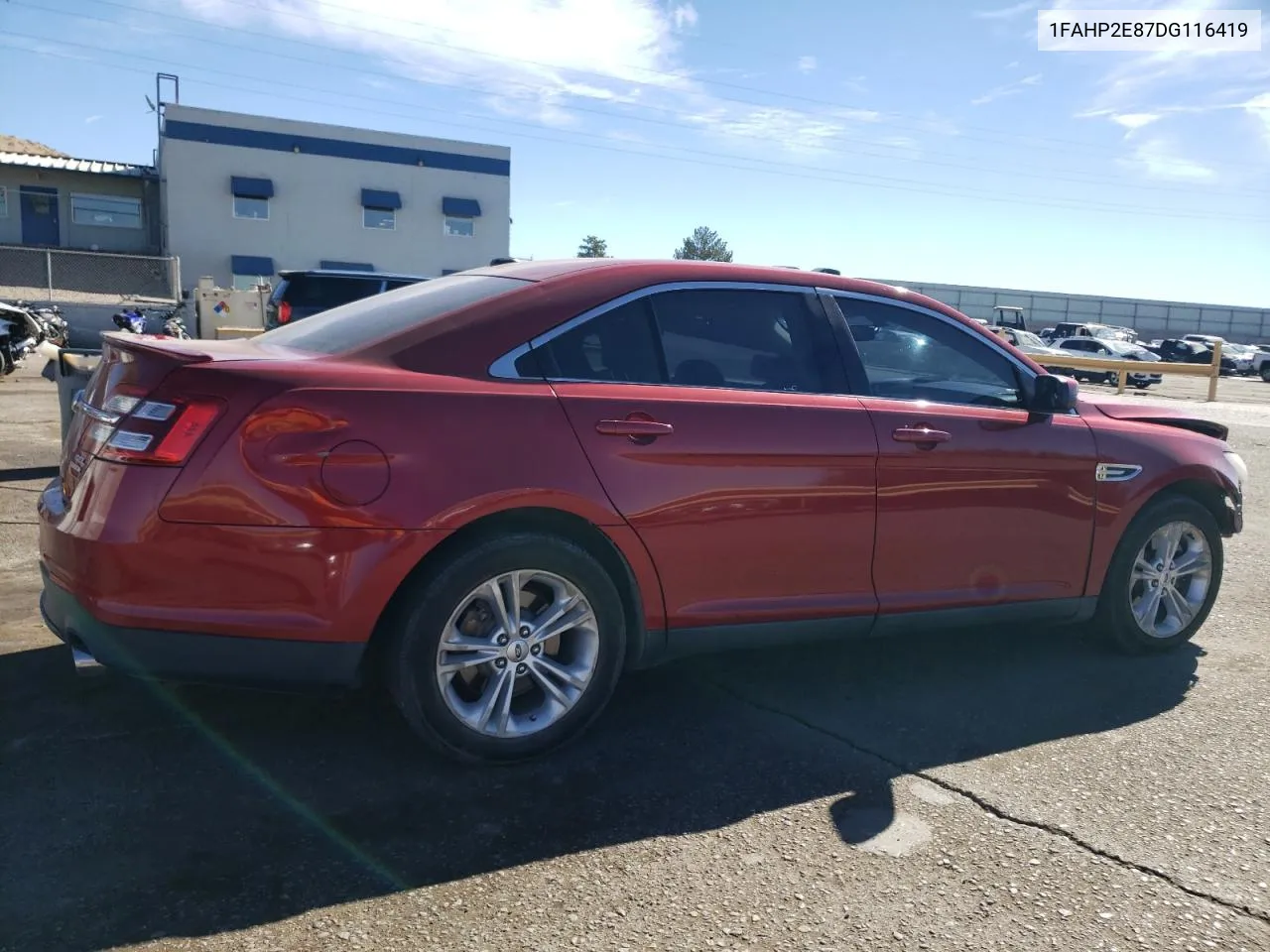 2013 Ford Taurus Sel VIN: 1FAHP2E87DG116419 Lot: 38714994