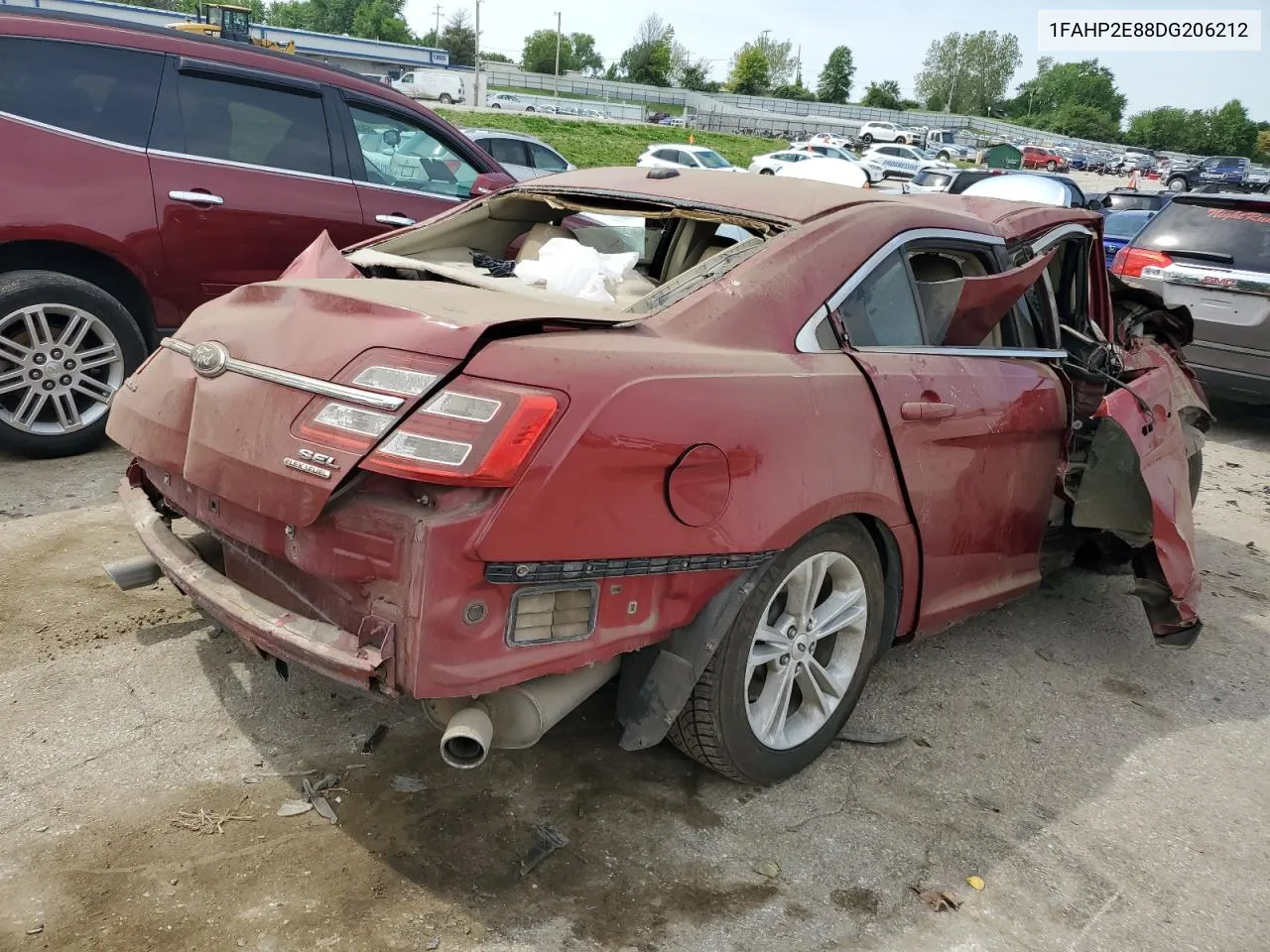 2013 Ford Taurus Sel VIN: 1FAHP2E88DG206212 Lot: 53094064