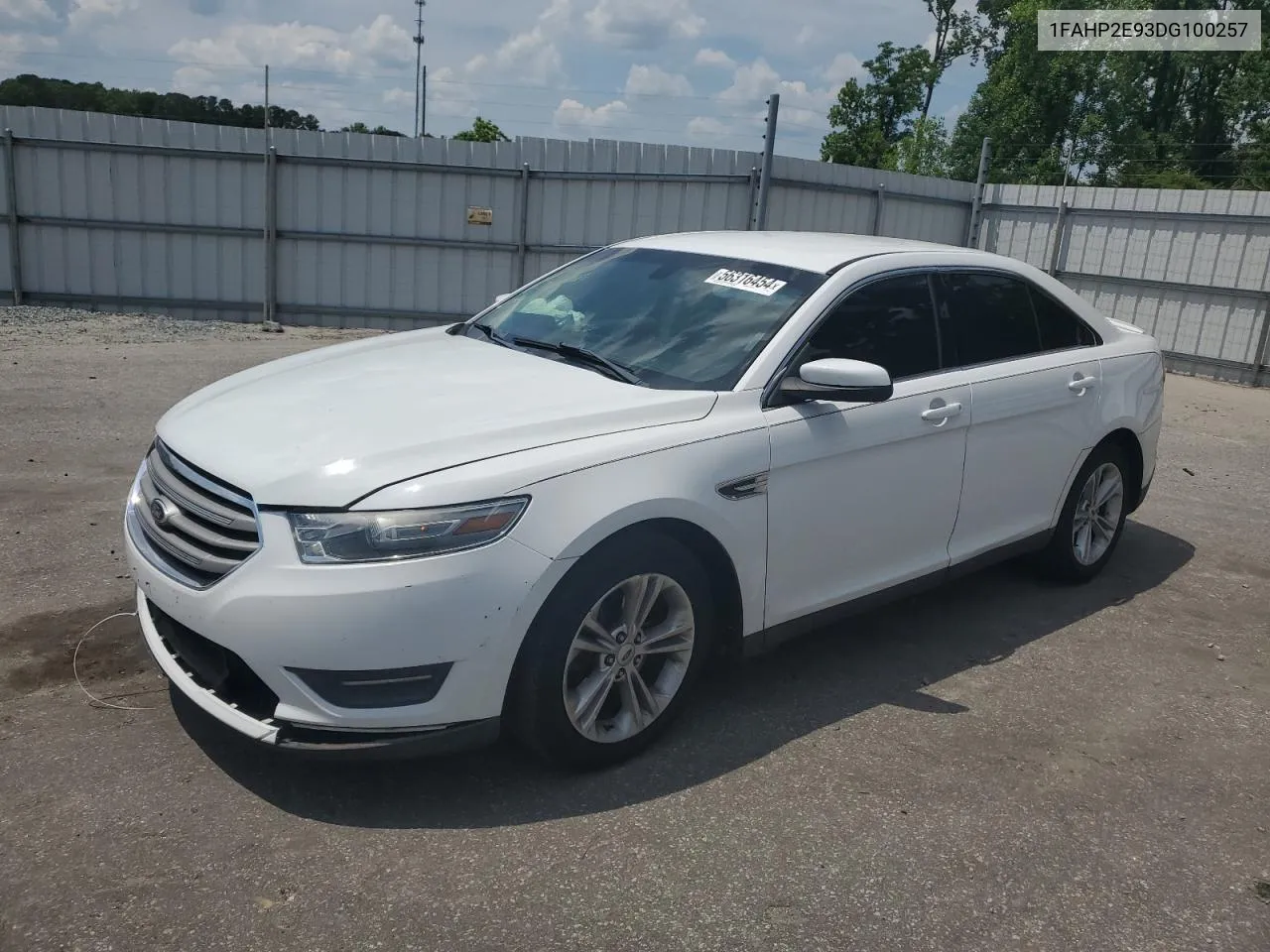 2013 Ford Taurus Sel VIN: 1FAHP2E93DG100257 Lot: 56316454