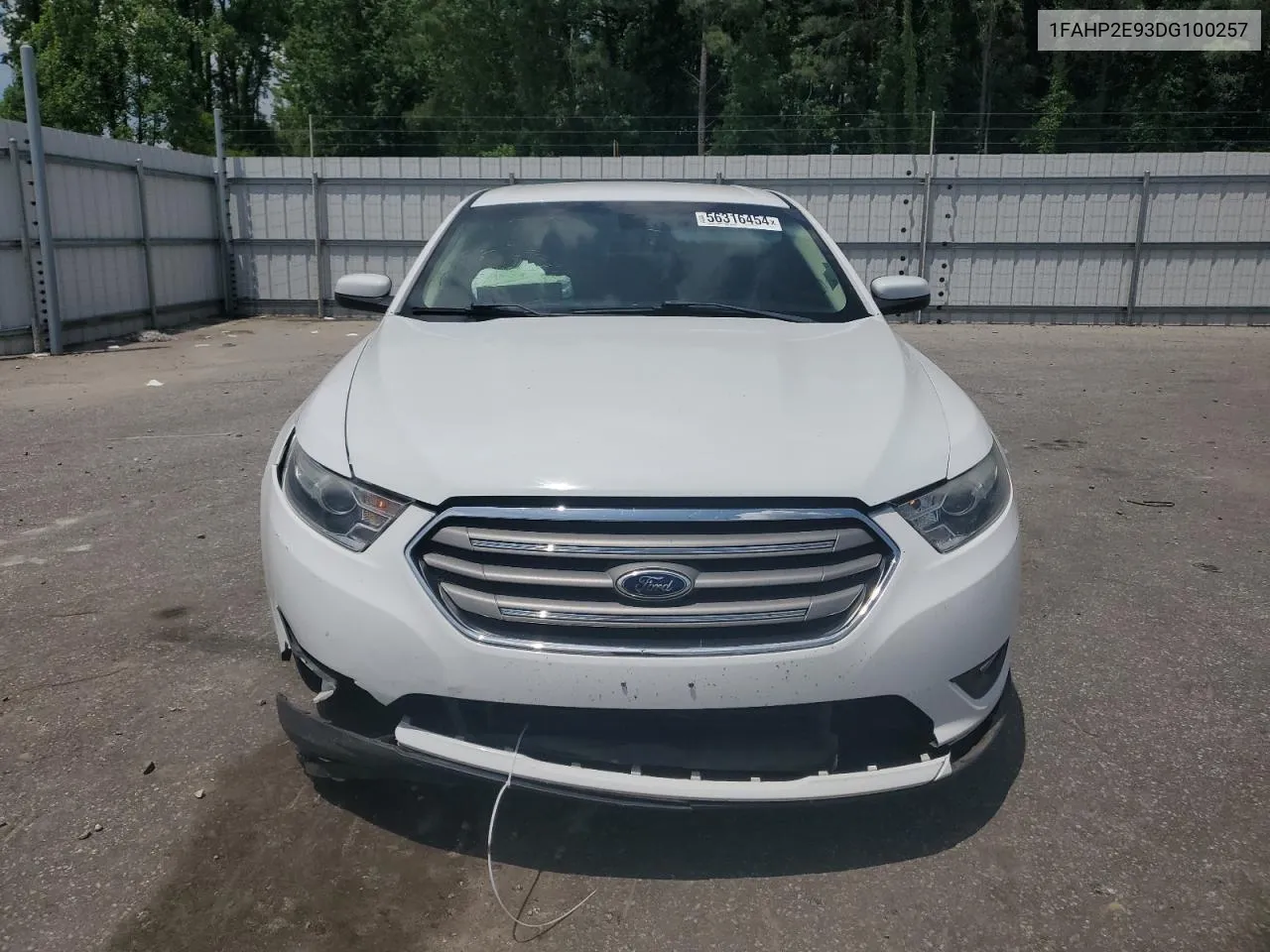 2013 Ford Taurus Sel VIN: 1FAHP2E93DG100257 Lot: 56316454