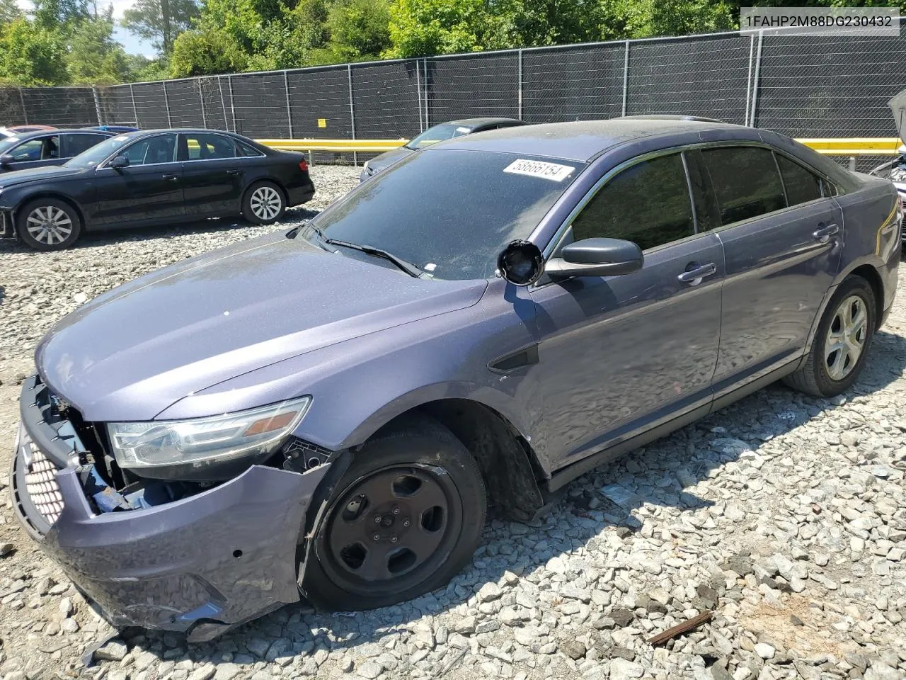 2013 Ford Taurus Police Interceptor VIN: 1FAHP2M88DG230432 Lot: 58666154