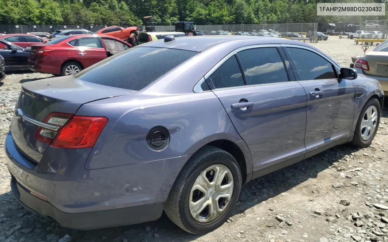 1FAHP2M88DG230432 2013 Ford Taurus Police Interceptor