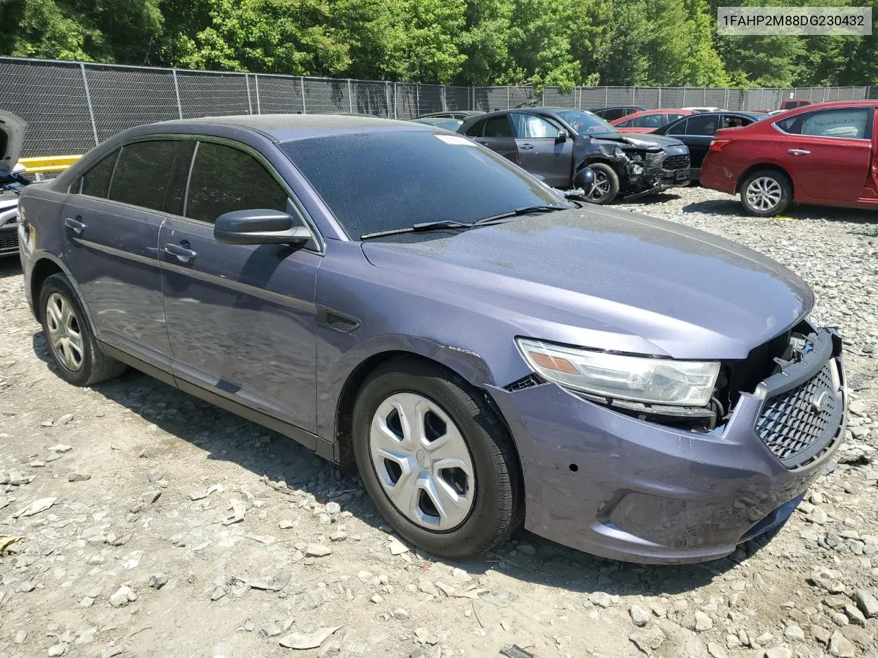 2013 Ford Taurus Police Interceptor VIN: 1FAHP2M88DG230432 Lot: 58666154