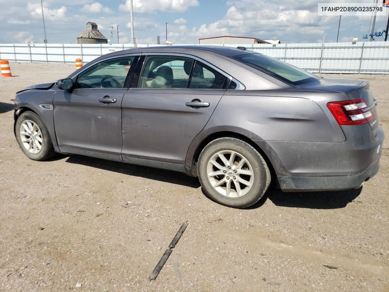 2013 Ford Taurus Se VIN: 1FAHP2D89DG235798 Lot: 59898094