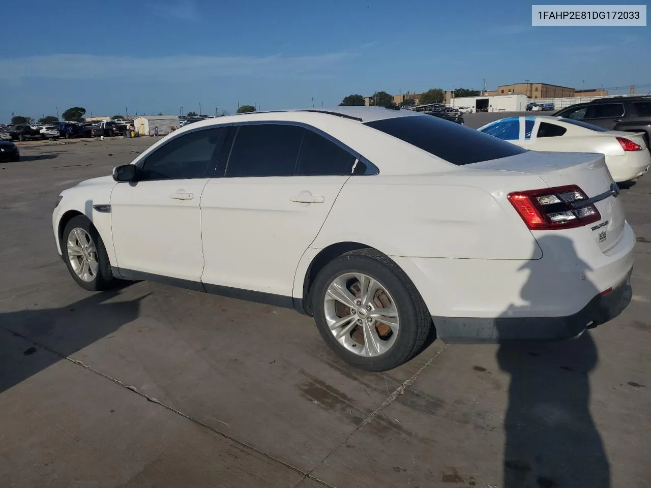 2013 Ford Taurus Sel VIN: 1FAHP2E81DG172033 Lot: 60860234