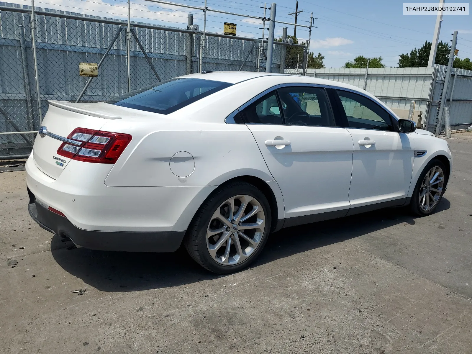 1FAHP2J8XDG192741 2013 Ford Taurus Limited