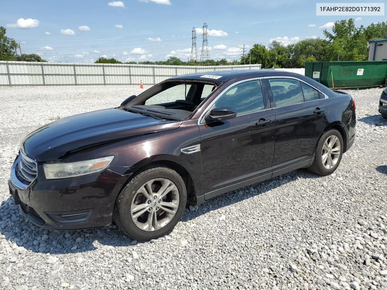 2013 Ford Taurus Sel VIN: 1FAHP2E82DG171392 Lot: 63142824