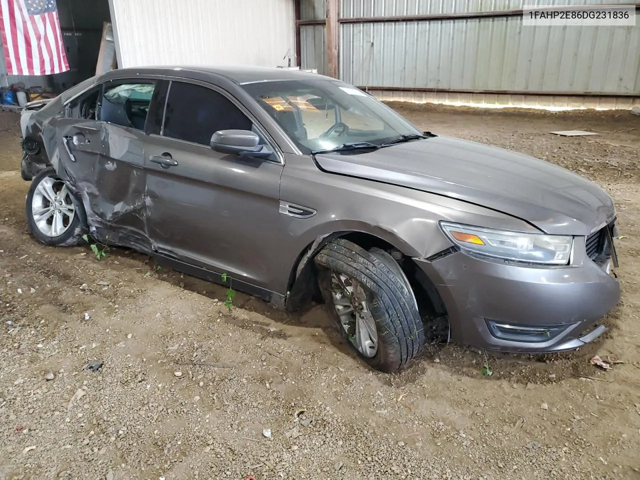 2013 Ford Taurus Sel VIN: 1FAHP2E86DG231836 Lot: 63796144