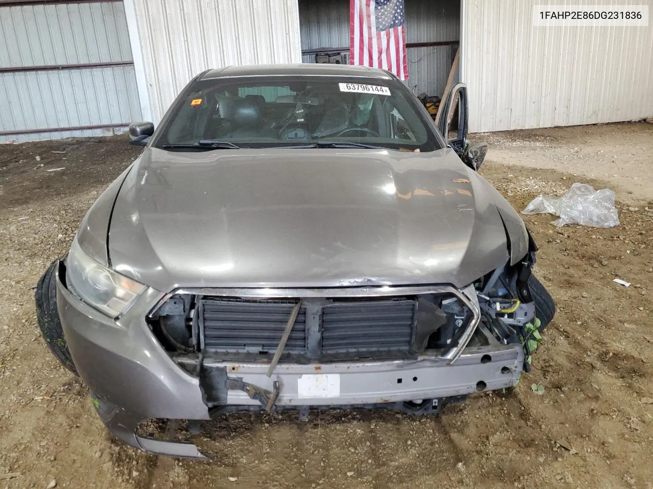 2013 Ford Taurus Sel VIN: 1FAHP2E86DG231836 Lot: 63796144