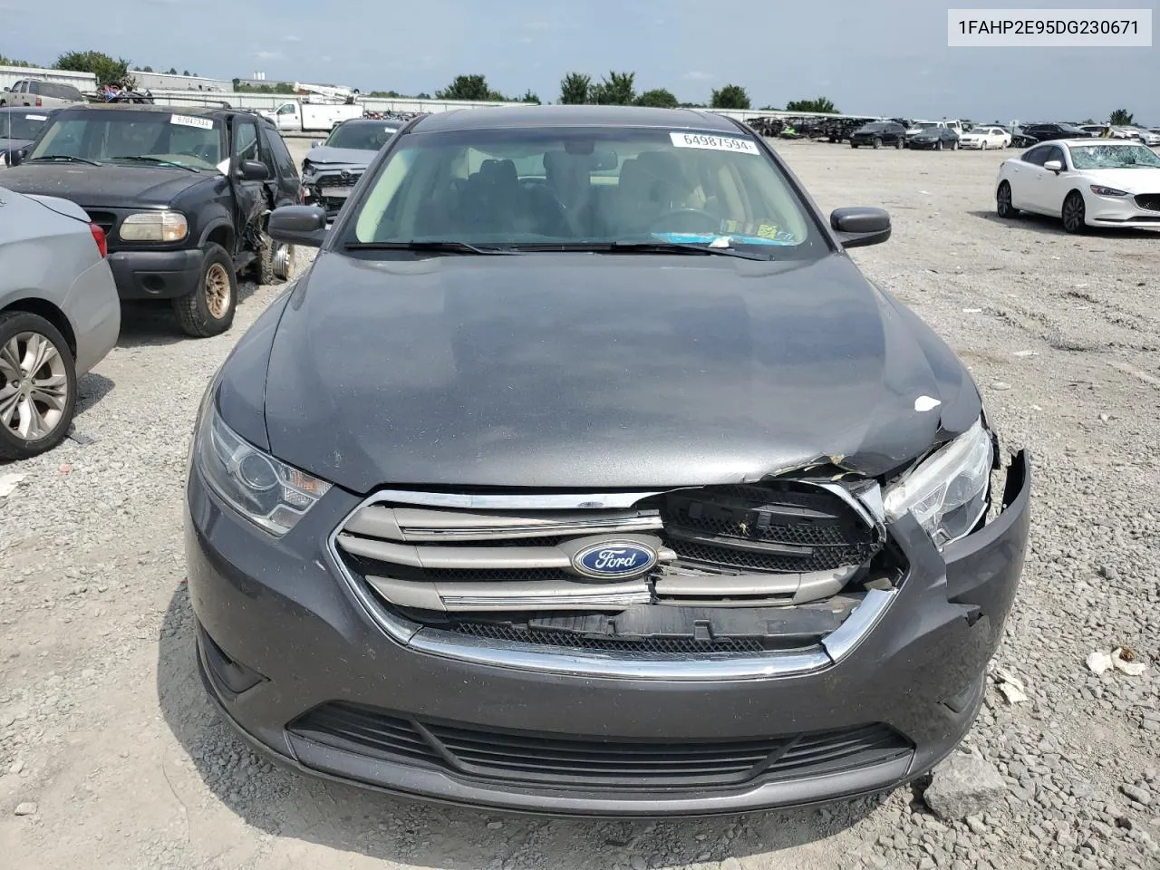 2013 Ford Taurus Sel VIN: 1FAHP2E95DG230671 Lot: 64987594