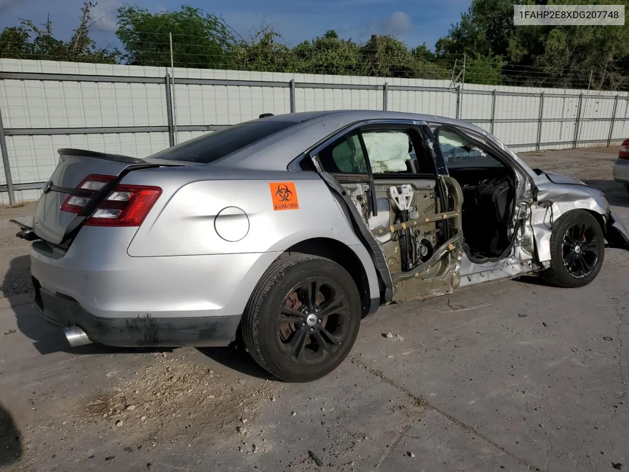 1FAHP2E8XDG207748 2013 Ford Taurus Sel