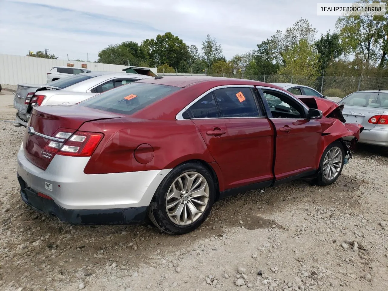 2013 Ford Taurus Limited VIN: 1FAHP2F80DG168988 Lot: 69840004