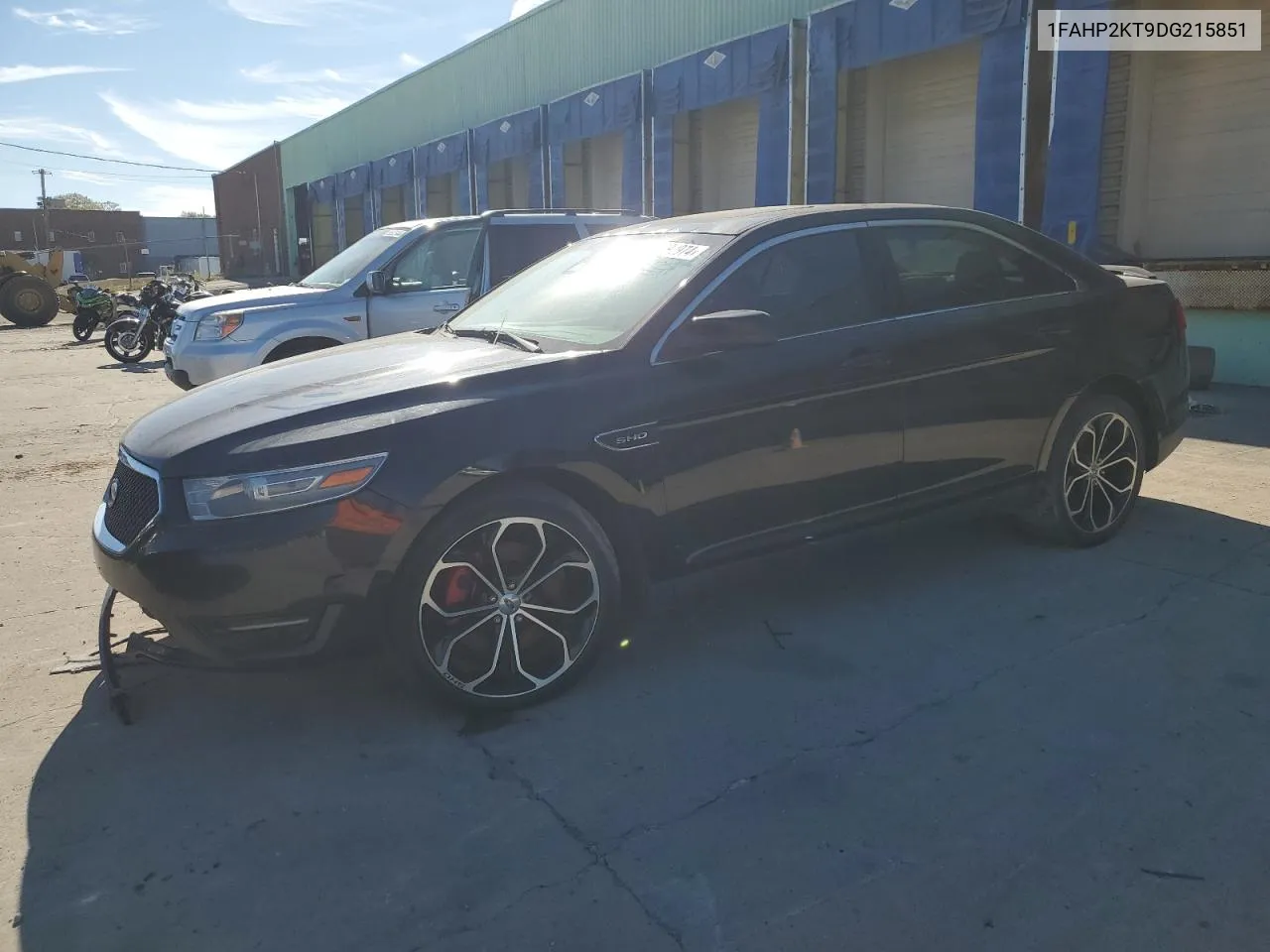 1FAHP2KT9DG215851 2013 Ford Taurus Sho