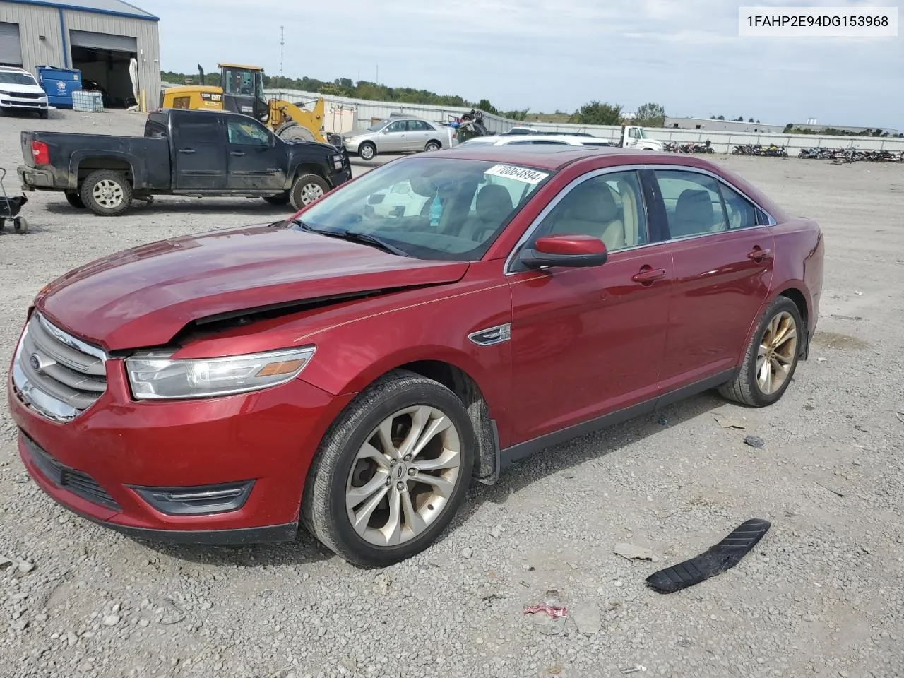 2013 Ford Taurus Sel VIN: 1FAHP2E94DG153968 Lot: 70064894