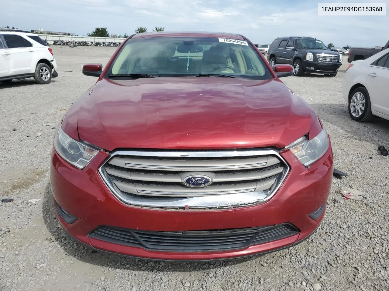 2013 Ford Taurus Sel VIN: 1FAHP2E94DG153968 Lot: 70064894