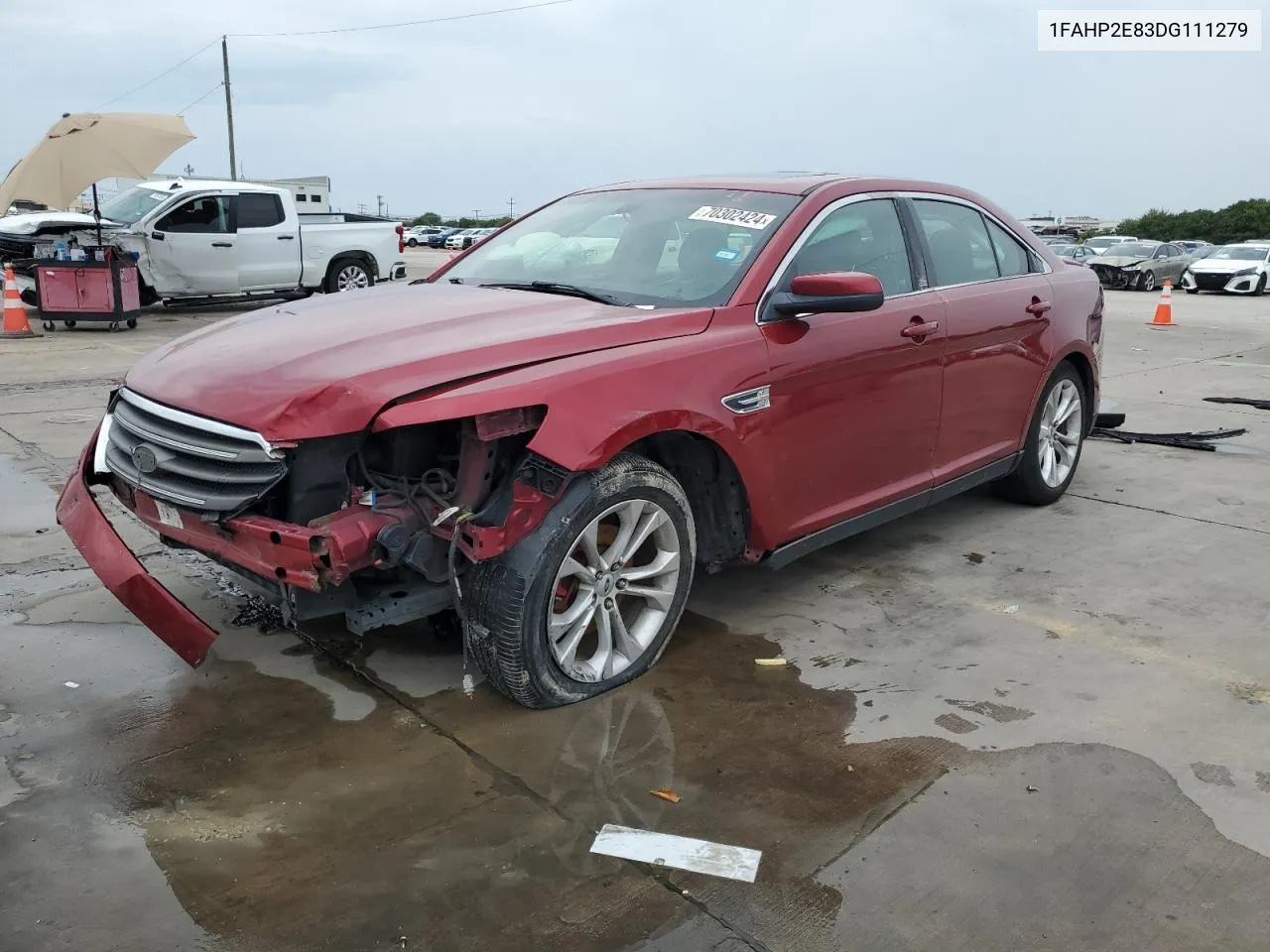 2013 Ford Taurus Sel VIN: 1FAHP2E83DG111279 Lot: 70302424