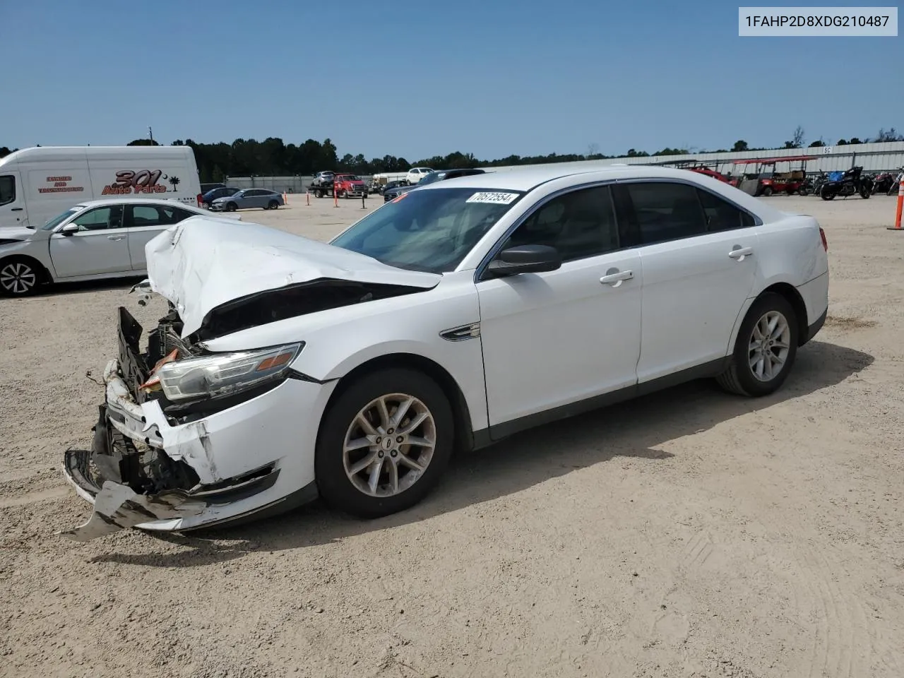 2013 Ford Taurus Se VIN: 1FAHP2D8XDG210487 Lot: 70572554