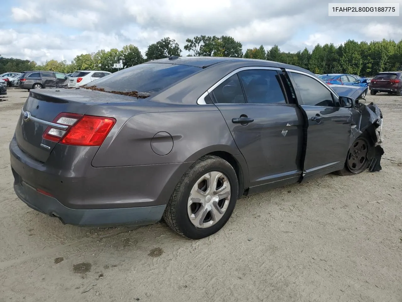 2013 Ford Taurus Police Interceptor VIN: 1FAHP2L80DG188775 Lot: 70658294