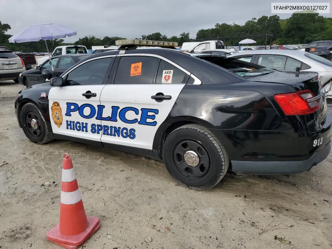 2013 Ford Taurus Police Interceptor VIN: 1FAHP2M8XDG127027 Lot: 71175704