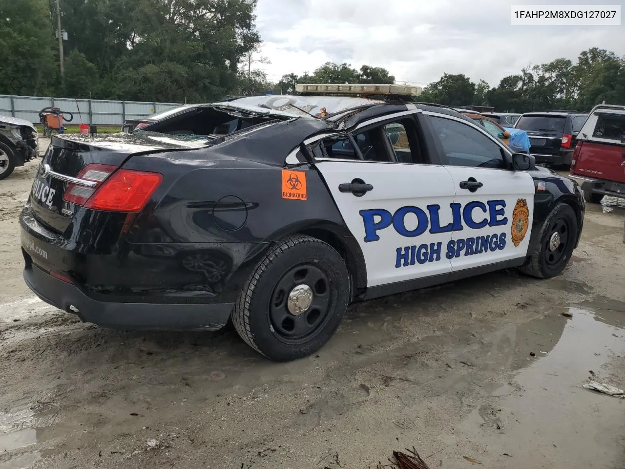 2013 Ford Taurus Police Interceptor VIN: 1FAHP2M8XDG127027 Lot: 71175704