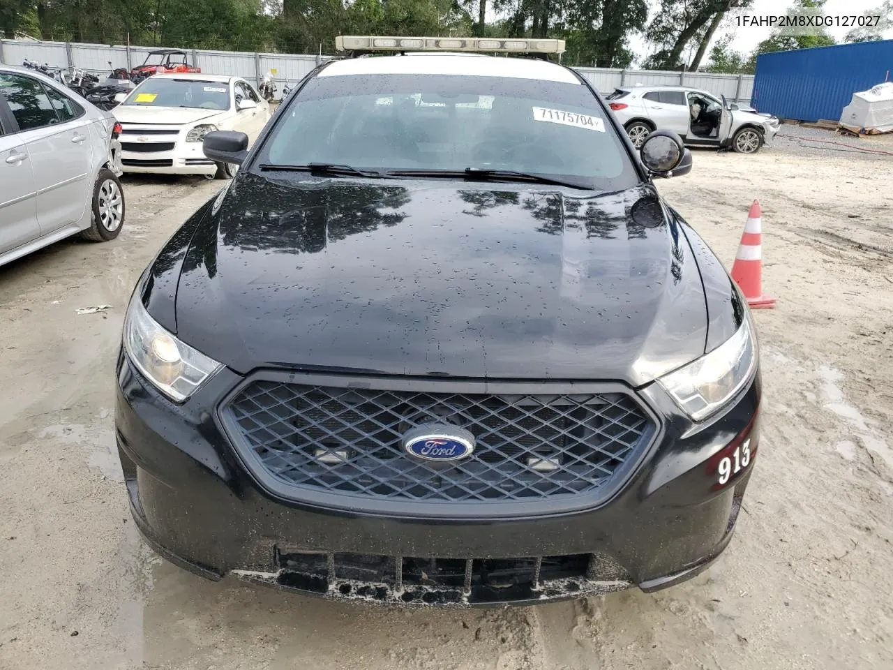 2013 Ford Taurus Police Interceptor VIN: 1FAHP2M8XDG127027 Lot: 71175704