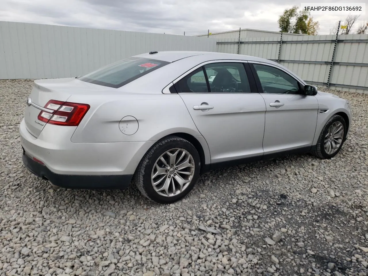 2013 Ford Taurus Limited VIN: 1FAHP2F86DG136692 Lot: 71800563