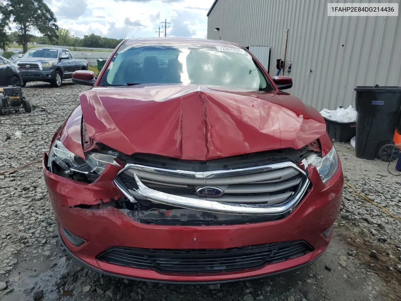 2013 Ford Taurus Sel VIN: 1FAHP2E84DG214436 Lot: 72057254