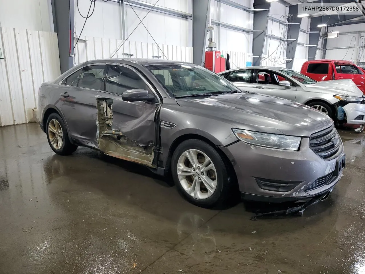 2013 Ford Taurus Sel VIN: 1FAHP2E87DG172358 Lot: 72064504