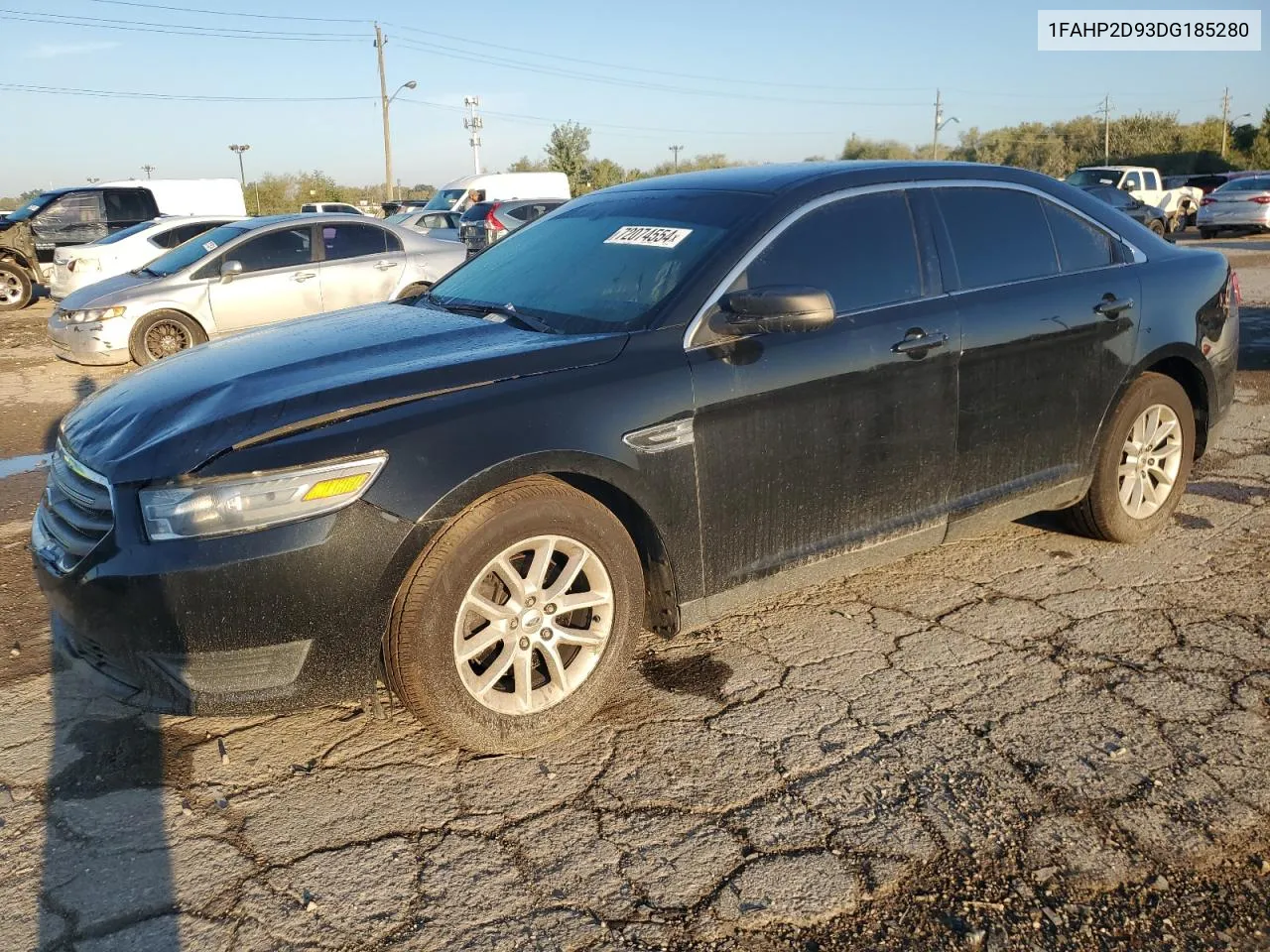 2013 Ford Taurus Se VIN: 1FAHP2D93DG185280 Lot: 72074554