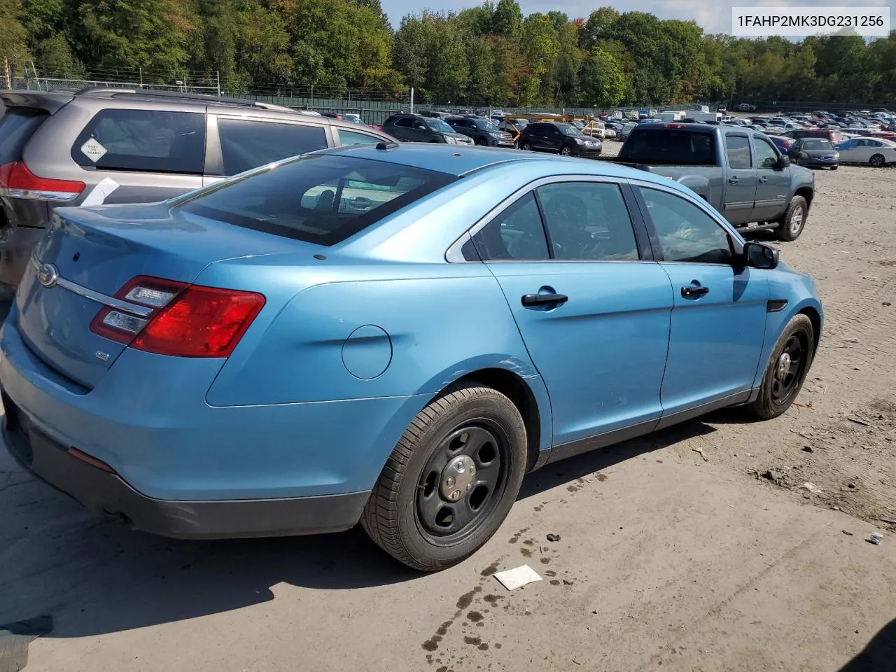 2013 Ford Taurus Police Interceptor VIN: 1FAHP2MK3DG231256 Lot: 72317834