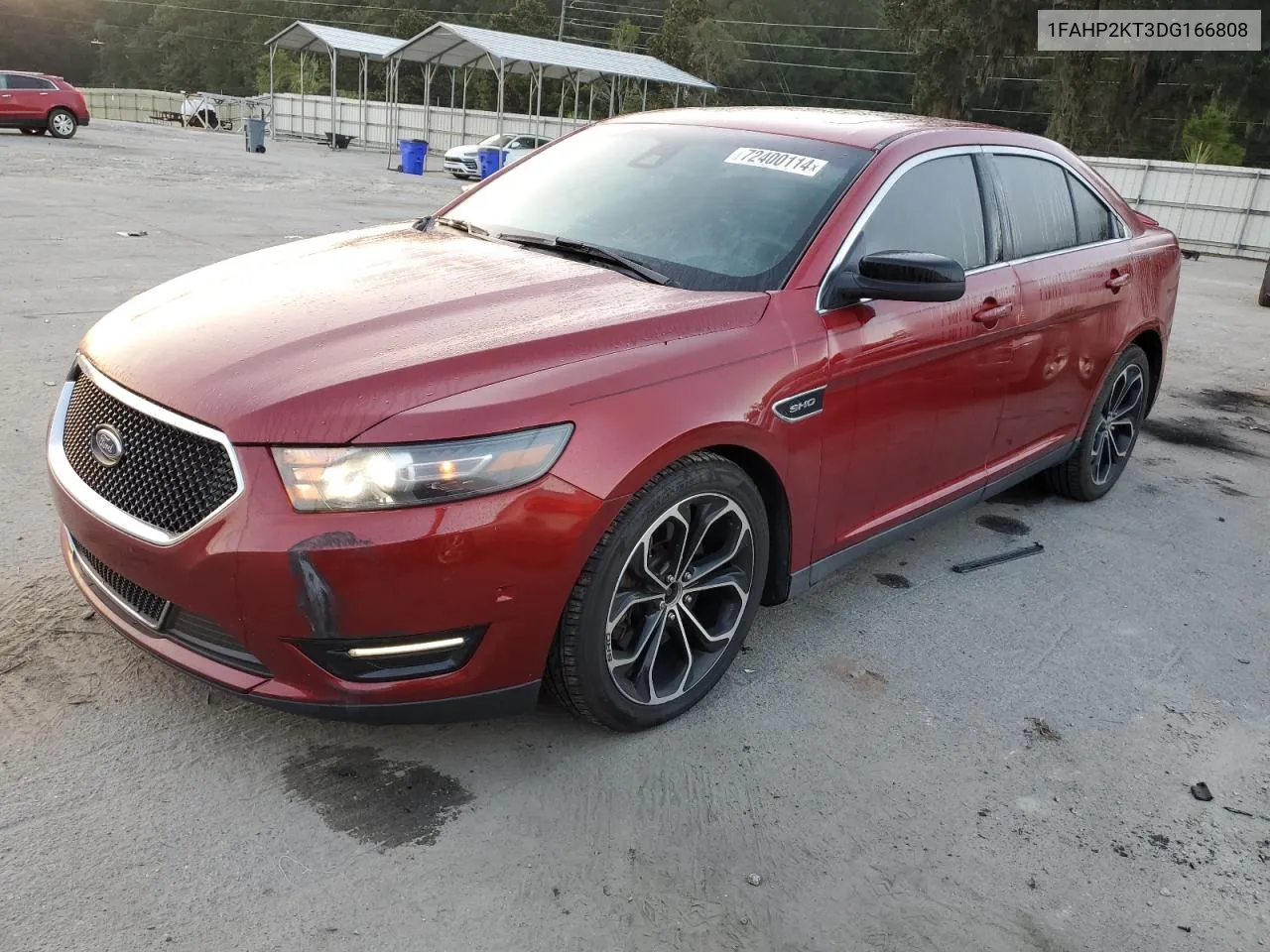 1FAHP2KT3DG166808 2013 Ford Taurus Sho