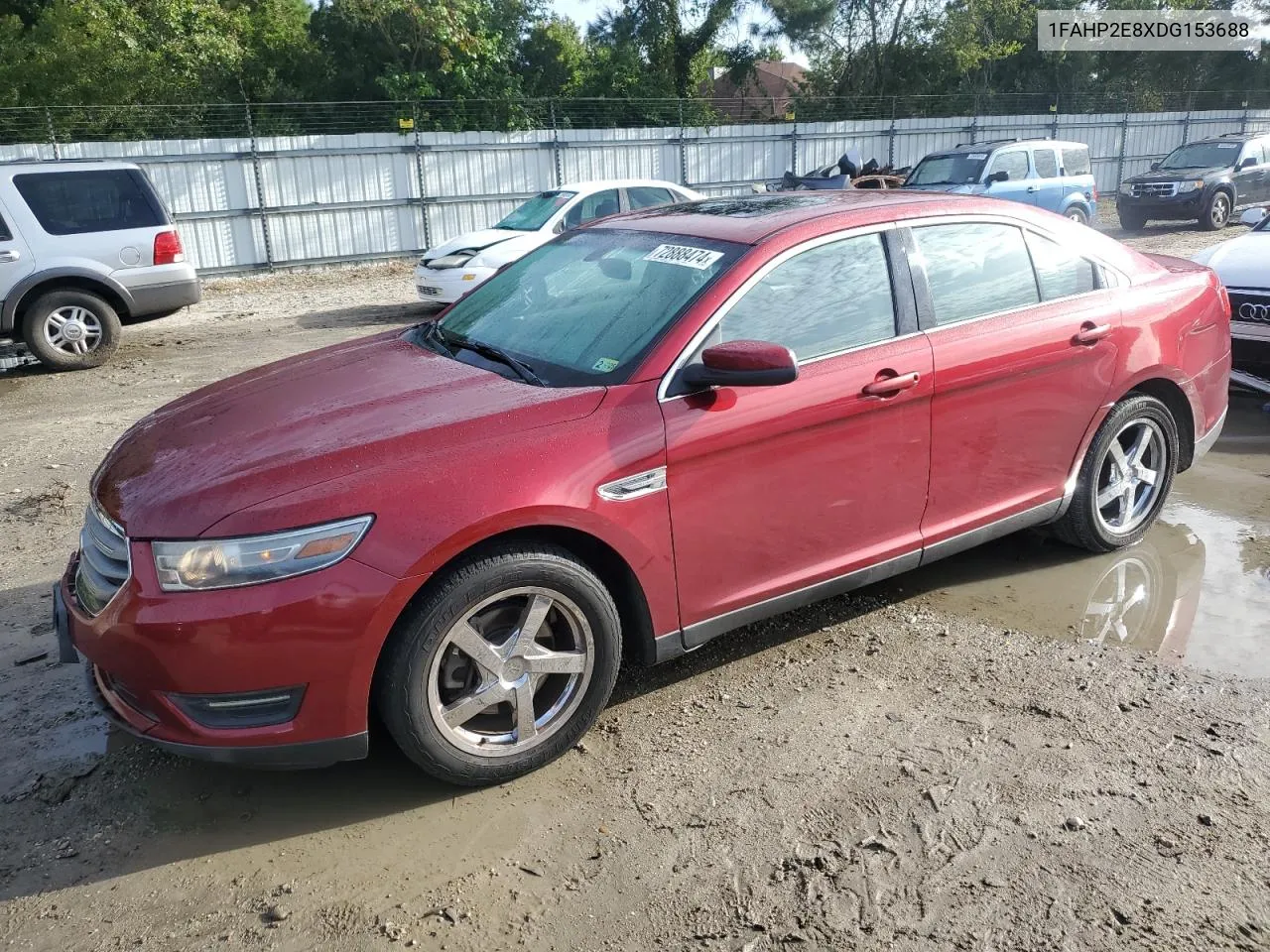 2013 Ford Taurus Sel VIN: 1FAHP2E8XDG153688 Lot: 72888474