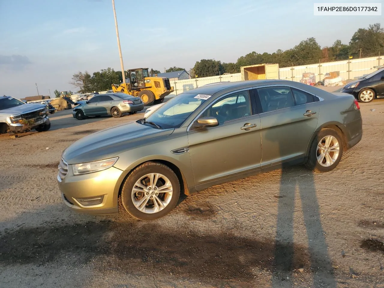 2013 Ford Taurus Sel VIN: 1FAHP2E86DG177342 Lot: 72900694