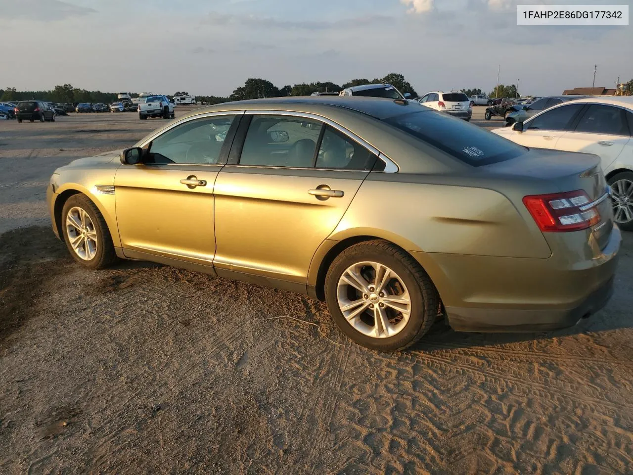 2013 Ford Taurus Sel VIN: 1FAHP2E86DG177342 Lot: 72900694