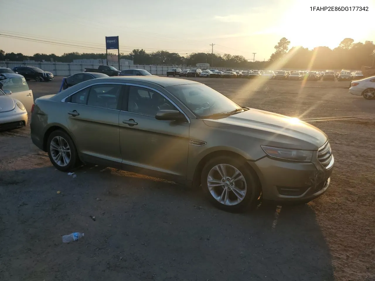 2013 Ford Taurus Sel VIN: 1FAHP2E86DG177342 Lot: 72900694