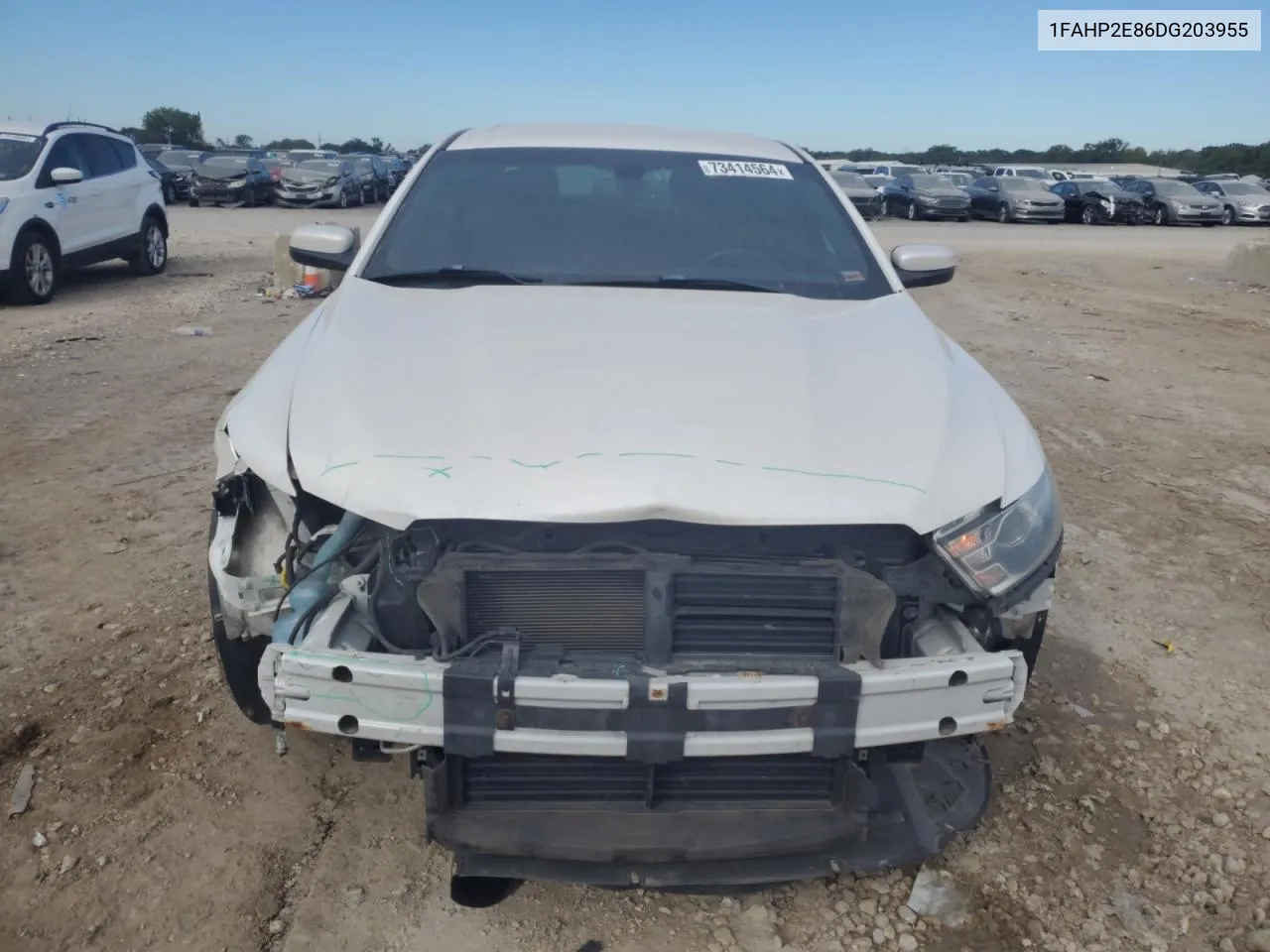 2013 Ford Taurus Sel VIN: 1FAHP2E86DG203955 Lot: 73414564