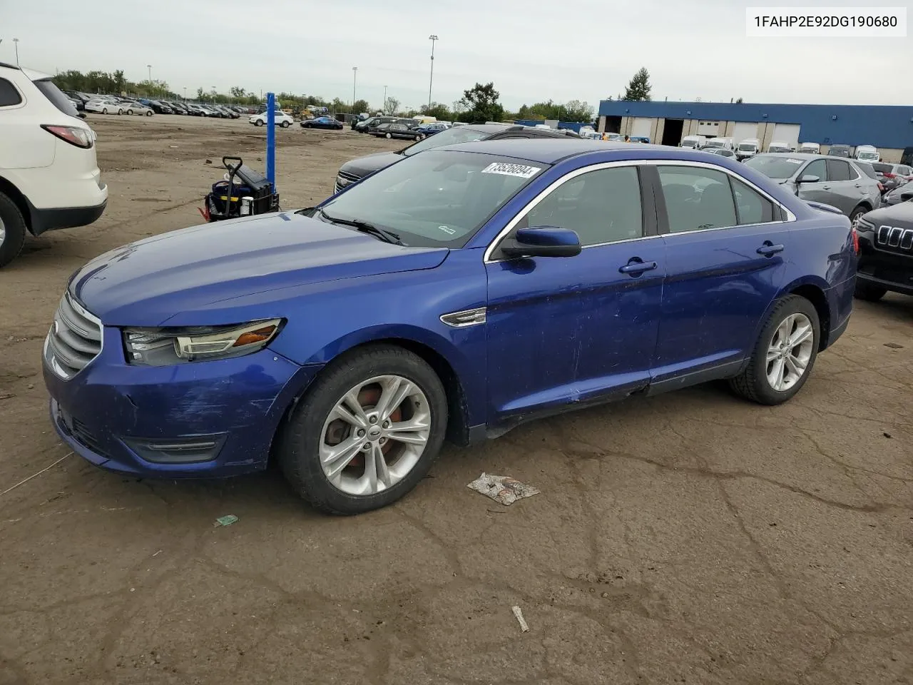 2013 Ford Taurus Sel VIN: 1FAHP2E92DG190680 Lot: 73526094