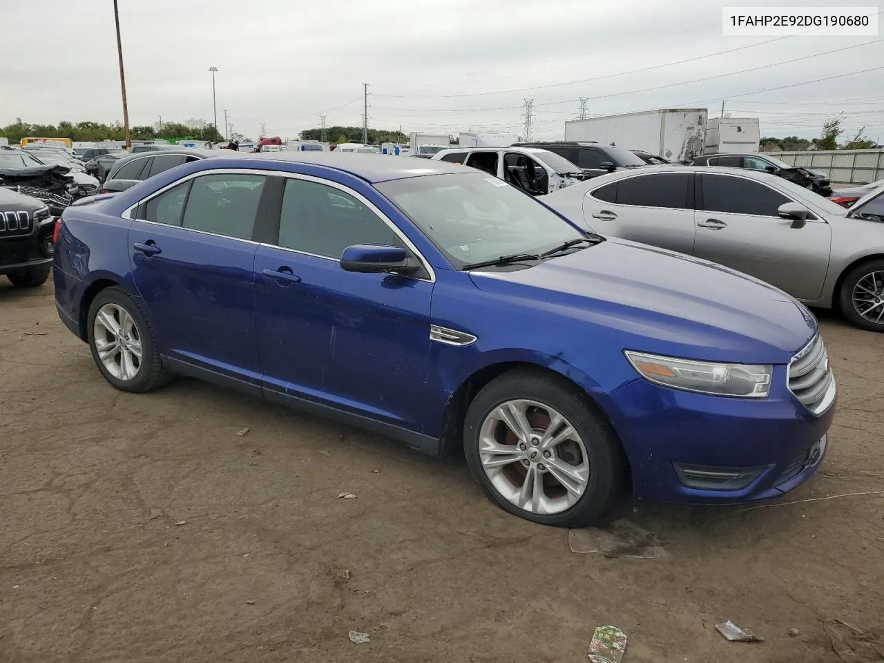 2013 Ford Taurus Sel VIN: 1FAHP2E92DG190680 Lot: 73526094