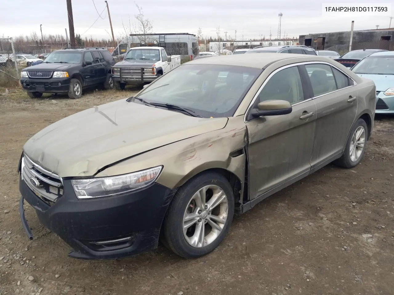 2013 Ford Taurus Sel VIN: 1FAHP2H81DG117593 Lot: 73604484