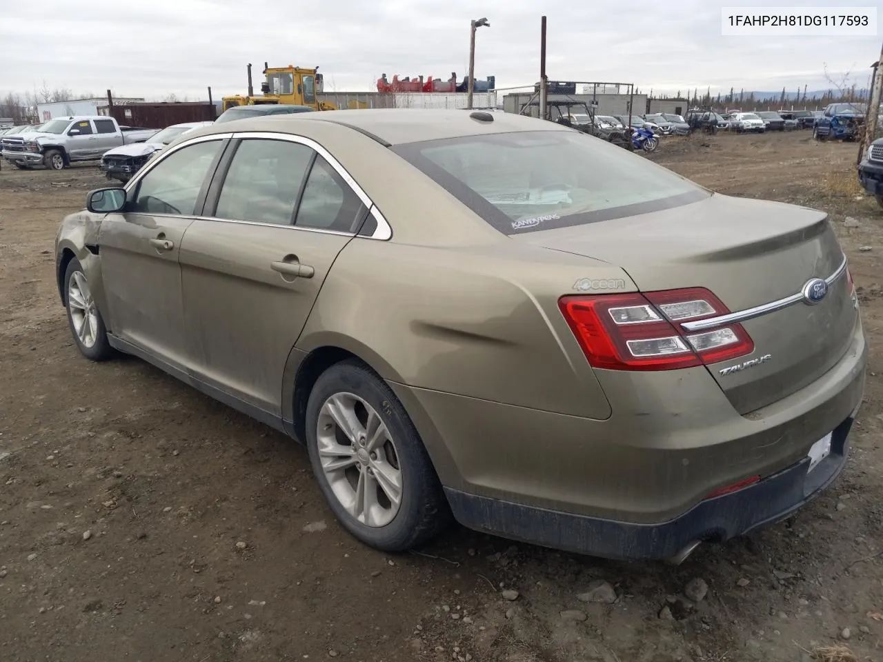 2013 Ford Taurus Sel VIN: 1FAHP2H81DG117593 Lot: 73604484